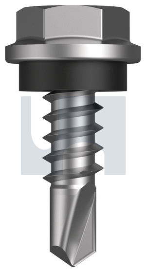 SCREW SDM HEX SEAL C4 10-16 X 16 PALE TERRACOTTA
